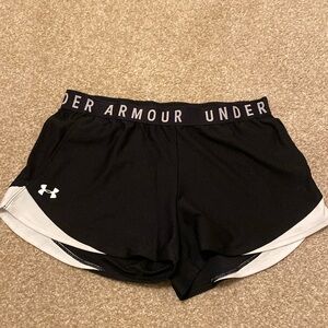 Black athletic shorts